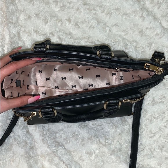 Black tote bag -handbag - Picture 3 of 4